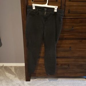 3 button skinny jeans